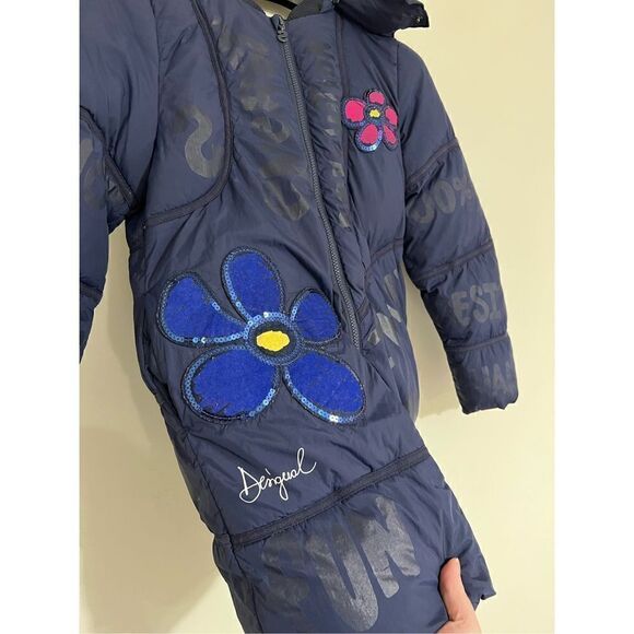 ‎Desigual Girl's Coat Cerezas - Picture 5 of 9